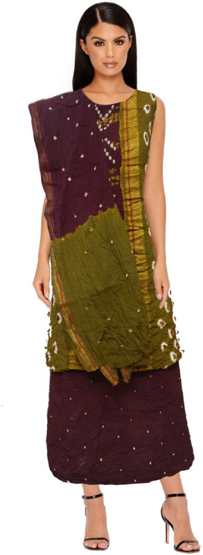aadika Cotton Silk Blend Self Design Salwar Suit Material(Unstitched)