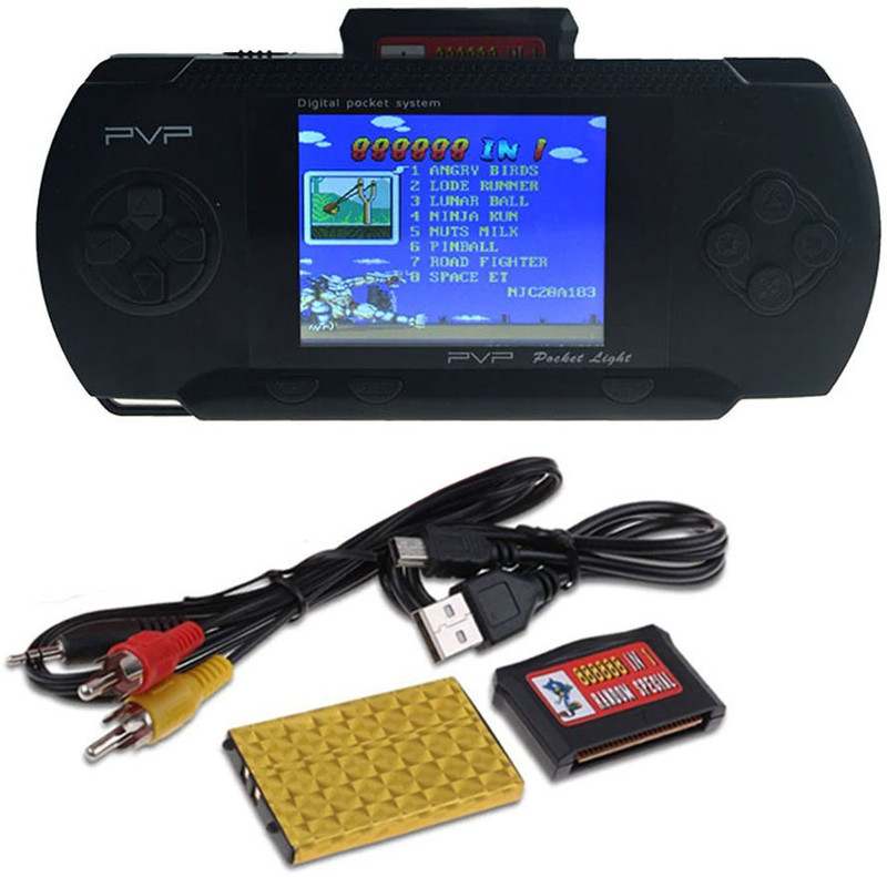 KLUZIE PVP Play Station Light 3000 8 Bit Portable Built-in PVP PSP Video 8 GB withMario, DR MARIO, CONTRA, CRICKET GAME, TURTLE, SUPER MARIO, OTHER 3000 FAMOUS GAMES(Multicolor)