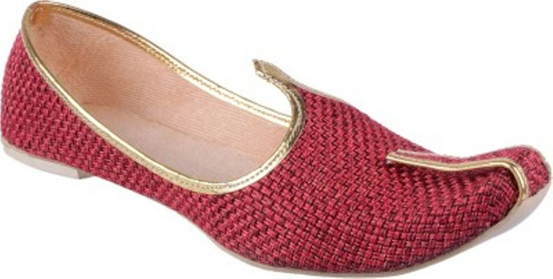gofits jutties Mojaris For Men(Maroon)