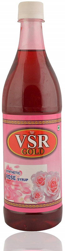 vsr rose syrup rose(700 ml, Pack of 6)