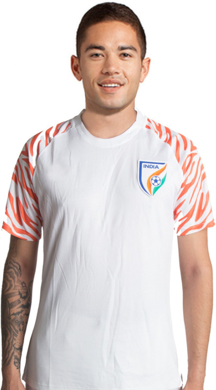 borntoplay365 Printed Men Round Neck White T-Shirt