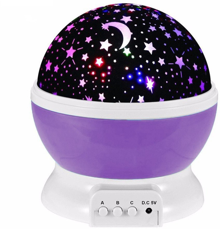 swadec Star Master P Night Lamp(13 cm, Multicolor)