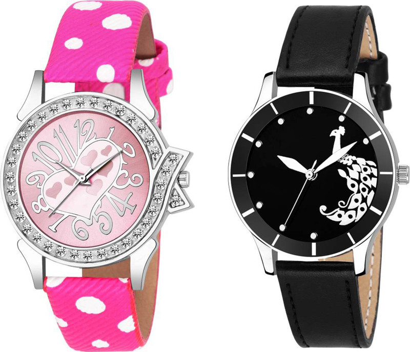 dezy Pink Strap U~66 Analog Watch  - For Women
