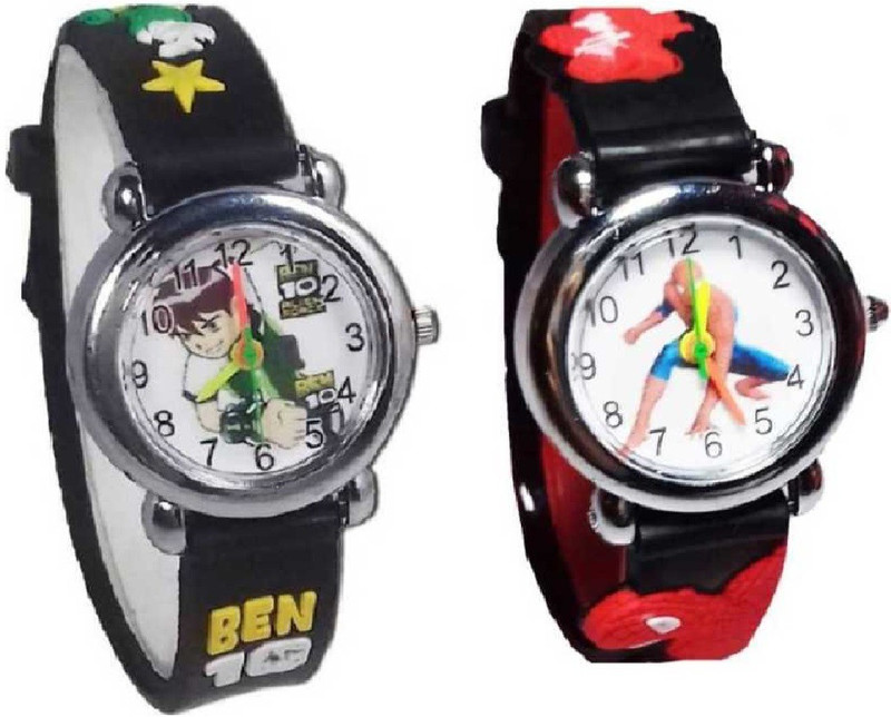 time gp Cute 232- Ws Ben10 and Spiderman Kids Watch_AR21 (Also best for Birthday gift and return gift for kids) Analog Watch - For Boys Analog Watch  - For Boys