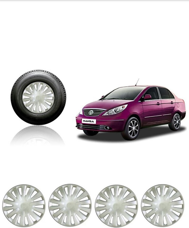 unik auto tata manza wheel cep 38 cm Wheel Cover For Tata Manza(38 cm)