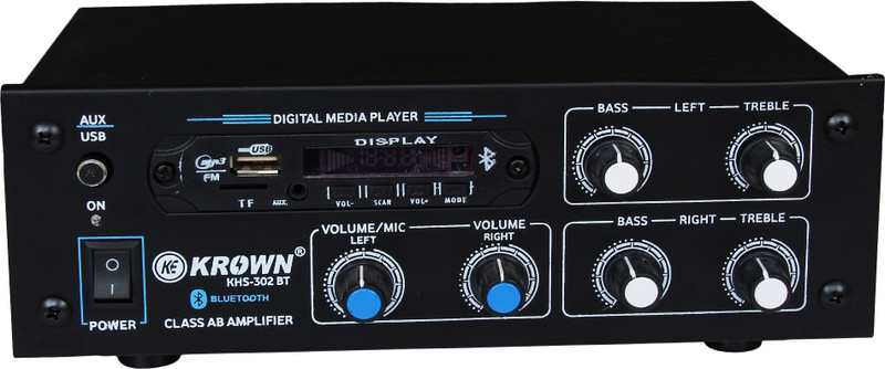 kekrown KHS 302 4 Chan 50 W AV Power Receiver(Black)