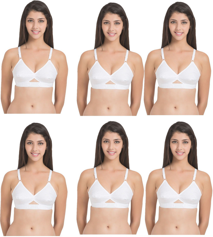 kasol byIn Beauty Premium Women T-Shirt Non Padded Bra(White)