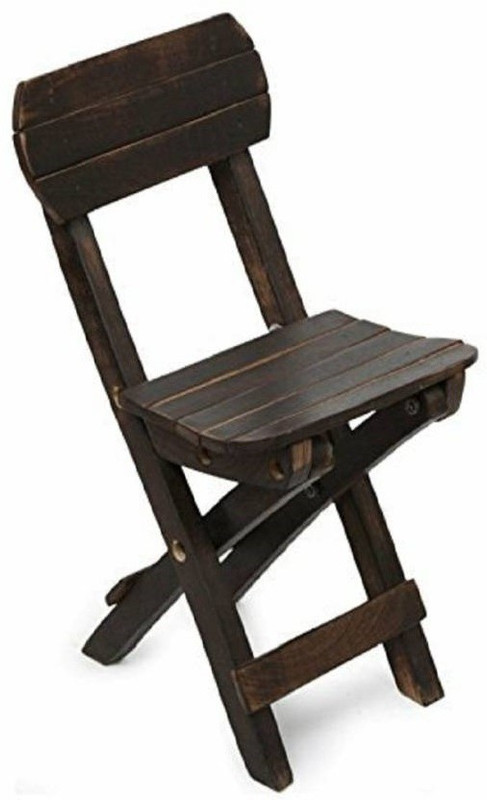 wood city handicrafts Wooden Baby Chair(Brown)