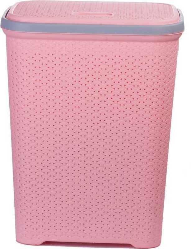 pink washing basket