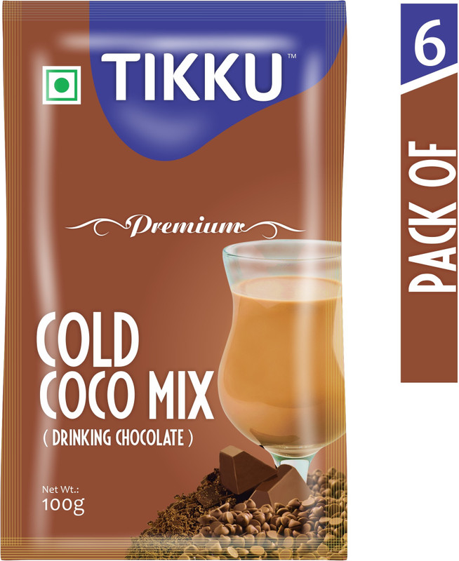 tikku Cold Coco, Drinking Chocolate Mix(6 x 16.67 g)