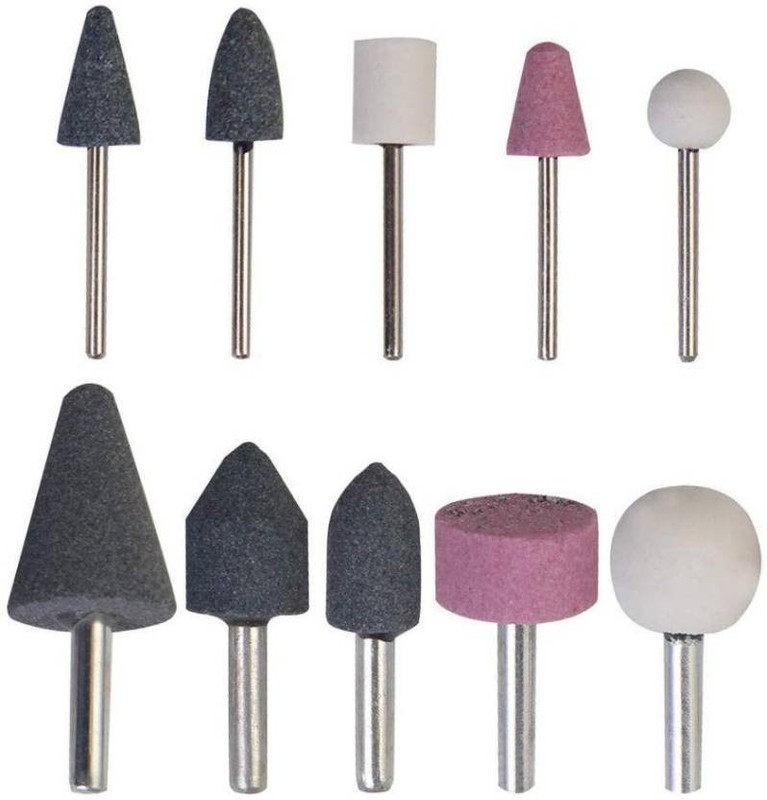 royal trust Power Tool Shank Abrasive Mounted Stone Rotary Rotary Bit Set (5 Bits) Rotary Bit Set(10 Bits)