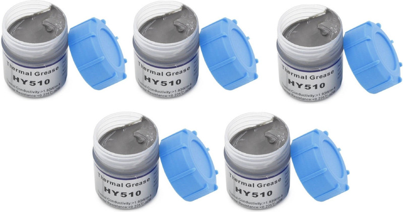 Etake (Pack of 5) Carbon Based Thermal Paste(10 g 1.93 W/mK)