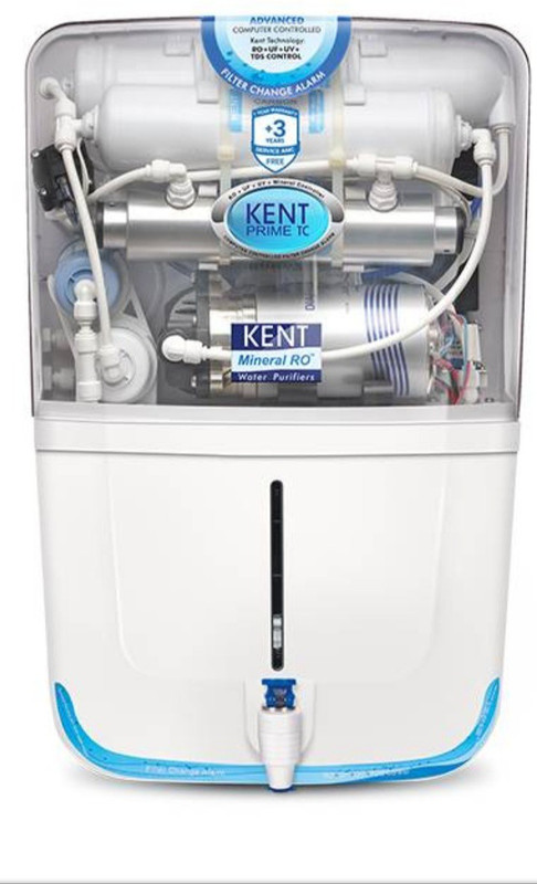 Kent PRIME TC 9 L RO + UV + UF + TDS Water Purifier(White)