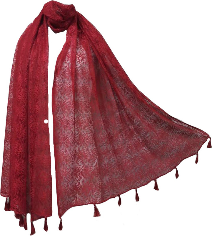 shakti Net Self Design Women Dupatta