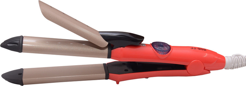shoptoshop New 2 in 1 Hair Curler Cum Straightener with temp controler Hair Straightener(Red)