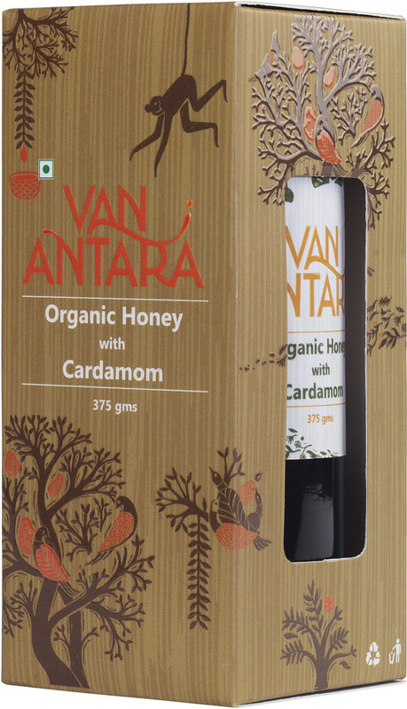 Vanantara Organic Honey with Cardamom(375 g)