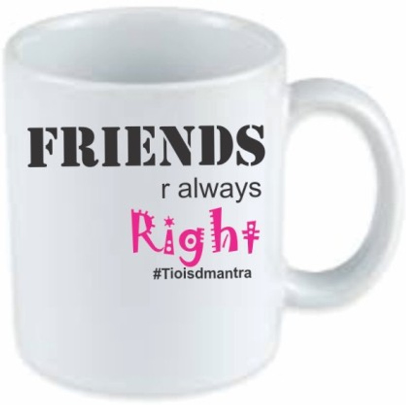 talk it out mug-542 Glass Mug(350 ml, Pack of 2)