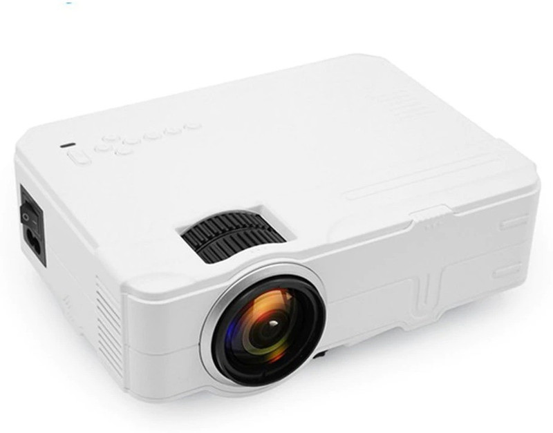 dkian RD812 Mini Full hd LED Projector Portable Projector(White, Black)