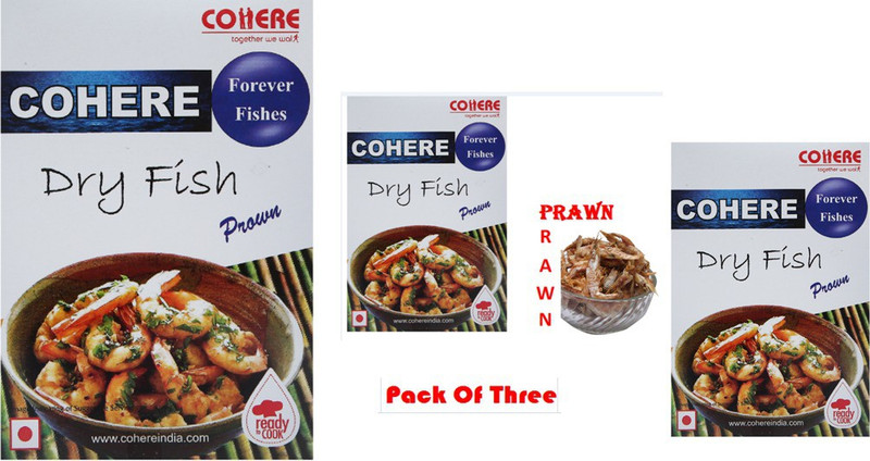 cohere Dry Prawn Dry Fish Prawn Clean(180 g Pack of 3)