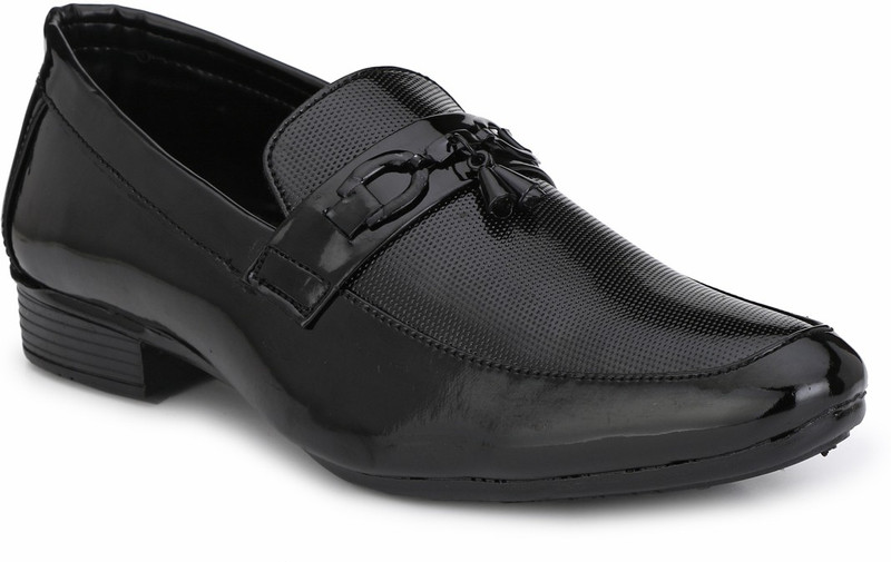 moupa casual shoes Party Wear For Men(Black)