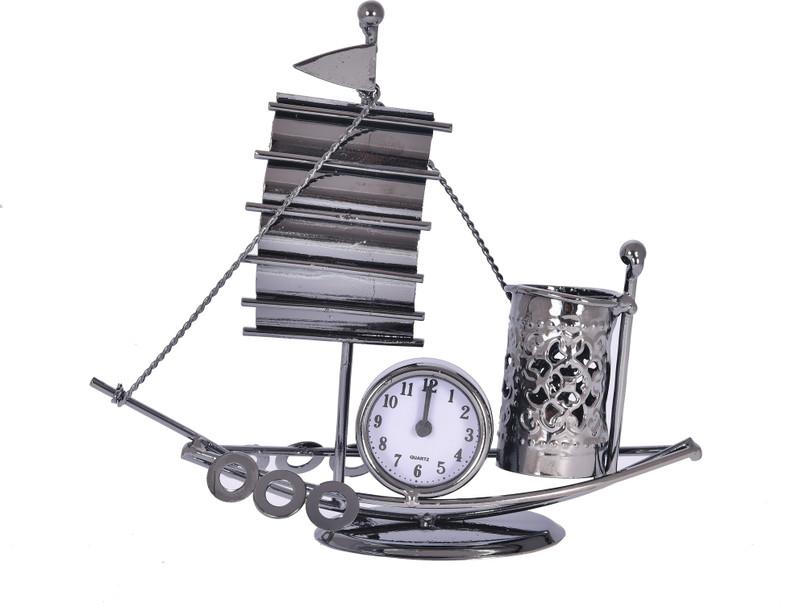 smile4ever Decorative Showpiece  -  17 cm(Silver Plated, Iron)
