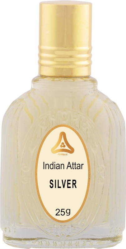 Al-Hayat Silver Floral Attar(Citrus)