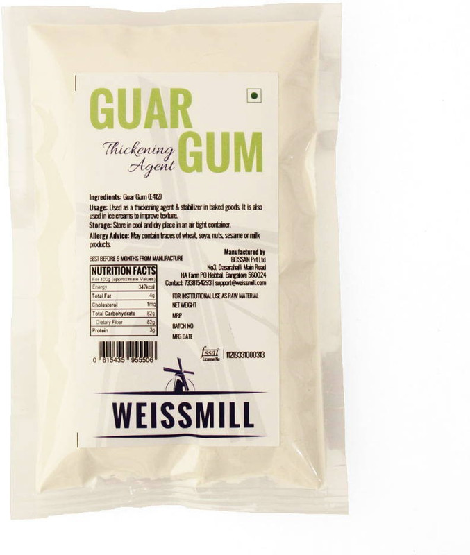 weissmill Guar Gum Starch Powder(100 g)