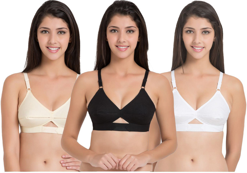 kasol byIn Beauty Premium Women Full Coverage Non Padded Bra(Multicolor)