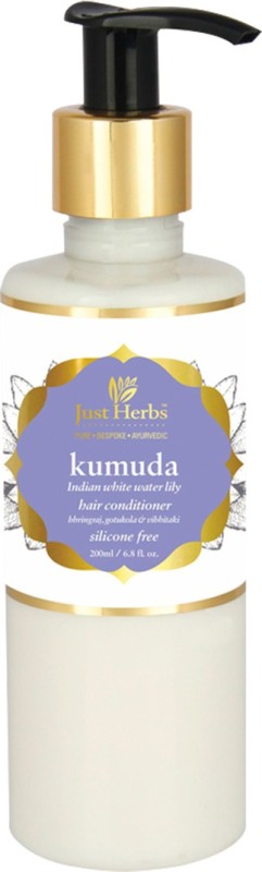 Kumuda  Indian White Water Lily SiliconeFree Conditioner by Just Herbs   Curated by Amisha Singh