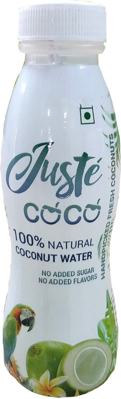 juste coco Natural Coconut Water(12 x 16.67 ml)