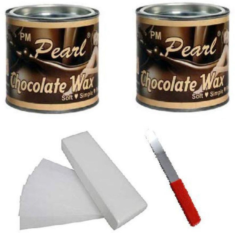pmpearl Chocolate-Wax-Strips(60)-Applicator Wax(600 g)