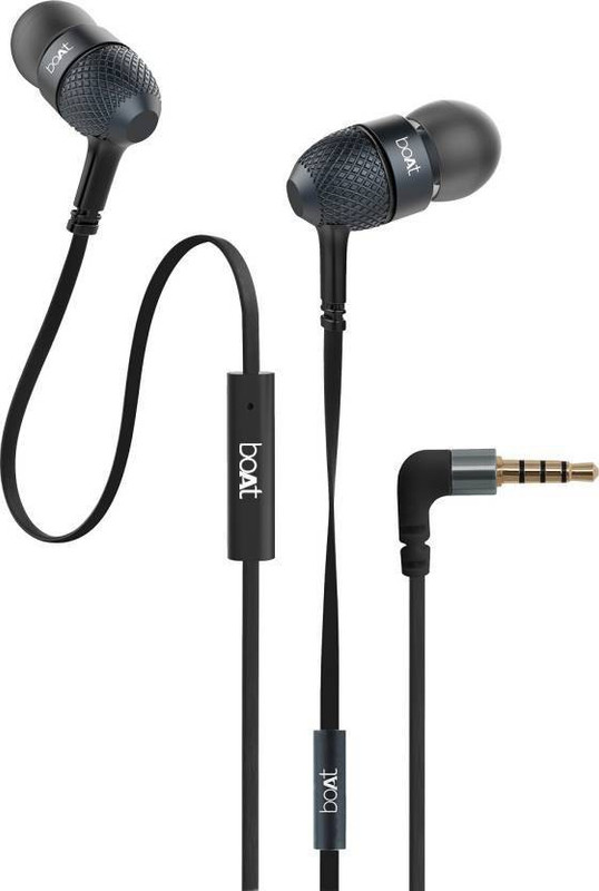 pihu enterprises BOAT GV4.3 HIGH BASS Wired Headset with Mic(Black, In the Ear)