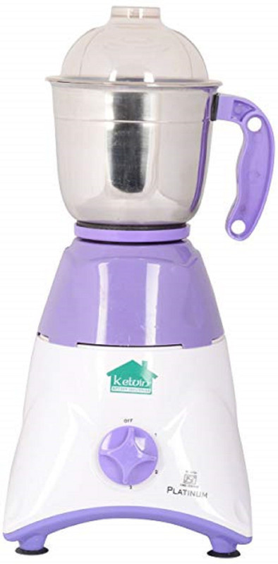 KETVIN B01F8HEE1A 1 Juicer Mixer Grinder(White, 2 Jars)