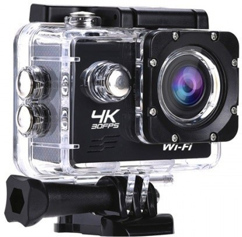 Techlife Solutions Action Camera Action Camera 4K WiFi 16MP, Underwater Sports Sports and Action Camera(Black, 16 MP)