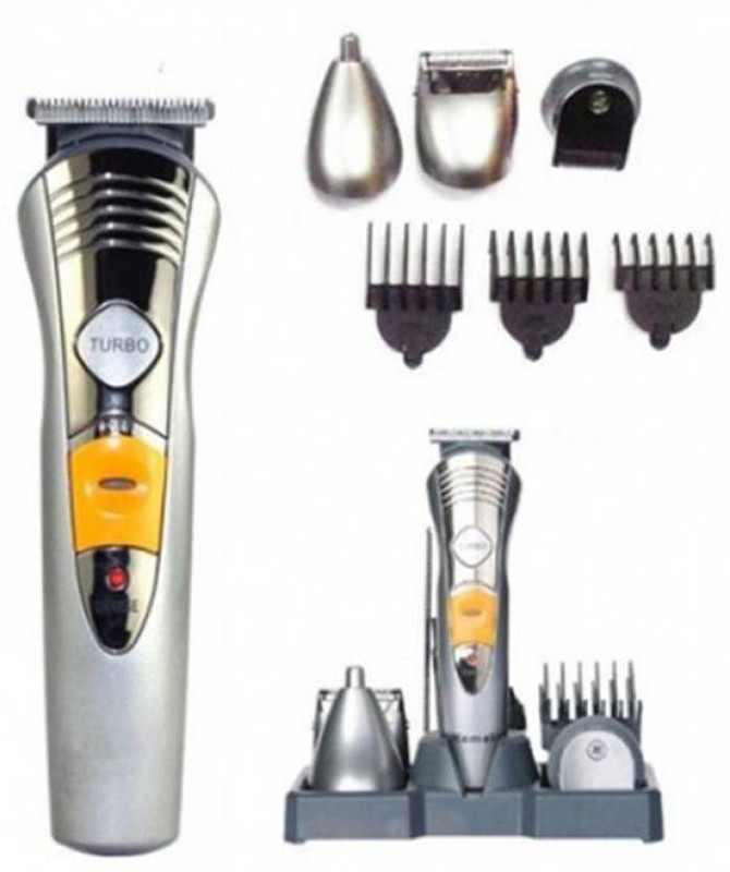 tnahsut Keme-i Hair Trimmer KM 58o For Men ( Multicolor )  Runtime: 45 min Trimmer for Men & Women(Silver)