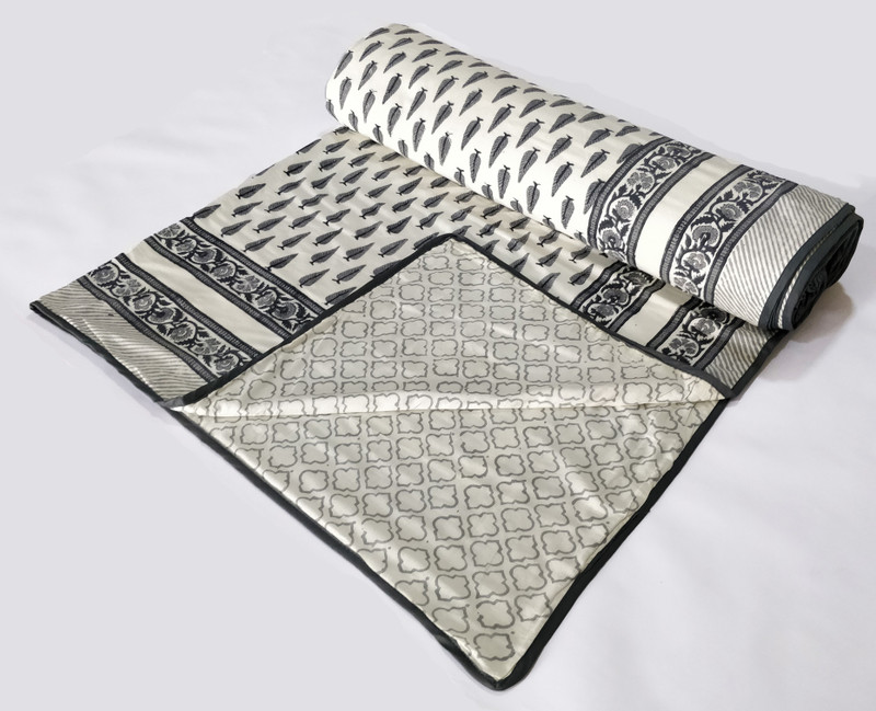 blockofind Floral Single Dohar(Cotton, Multicolor)