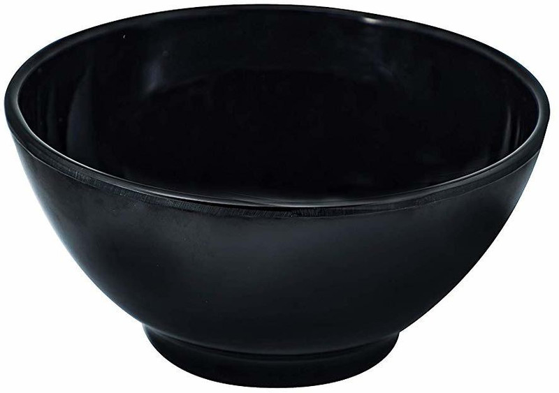 swift international Melamine Serving Bowl - 8" Melamine Mixing Bowl(Black, Pack of 1)