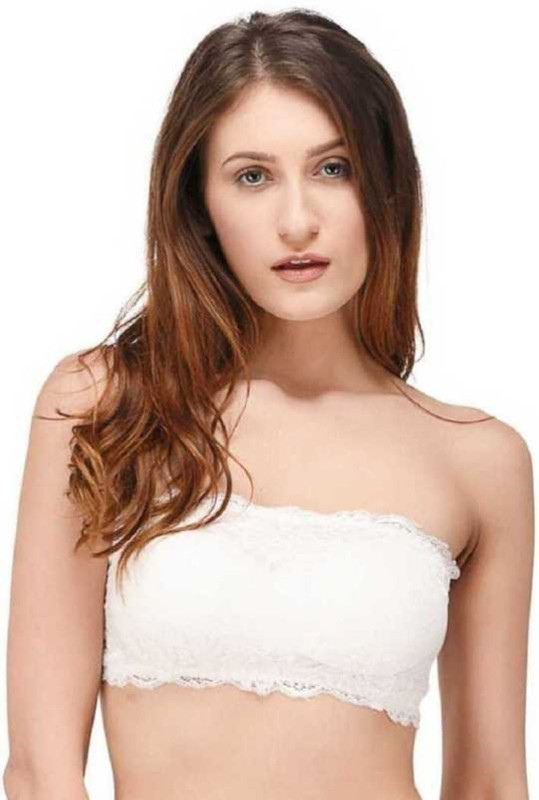 lx products bylx product 1001 Women Tube Lightly Padded Bra(White)