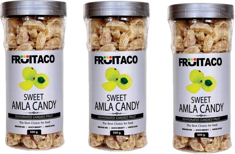 fruitaco Sweet Amla Candy Sweet ( pack of 3) Amla Candy(Pack of 3)