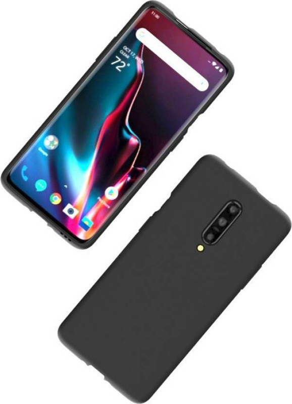 safe mob Back Cover for ONE PLUS 7 PRO, One plus 7 pro, one plus 7pro, 1+7 pro(Pure black, Grip Case)
