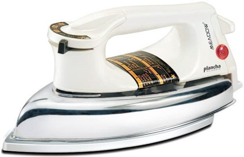 meadow Plancha Silver Heavy Weight 750 W Dry Iron(White and Silver)