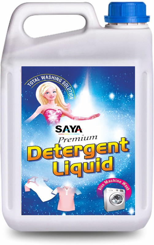 saya Premium Liquid detergent Ideal for Both Top and Front Load Lime Liquid Detergent(5 L)