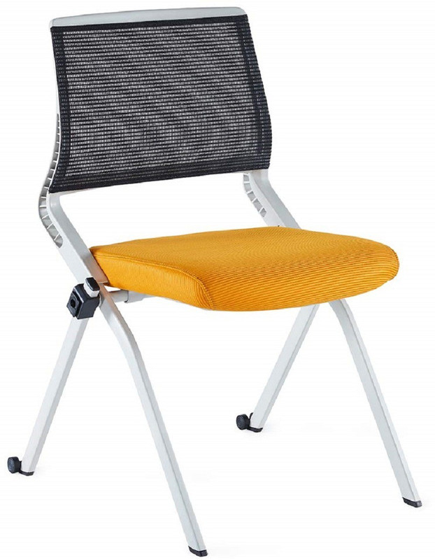 furniture bazaar Fabric Study Arm Chair(Orange)