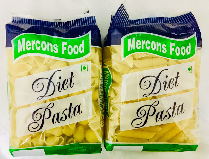 mercons food COMBO PENNE & SHELL PASTA , PACK OF 2, EACH 400G Penne, Shell Pasta(Pack of 2, 400 g)