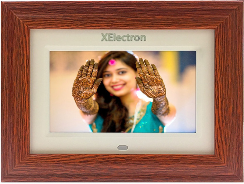 XElectron DPF702 7 inch digital(128 MB, White, Wooden)