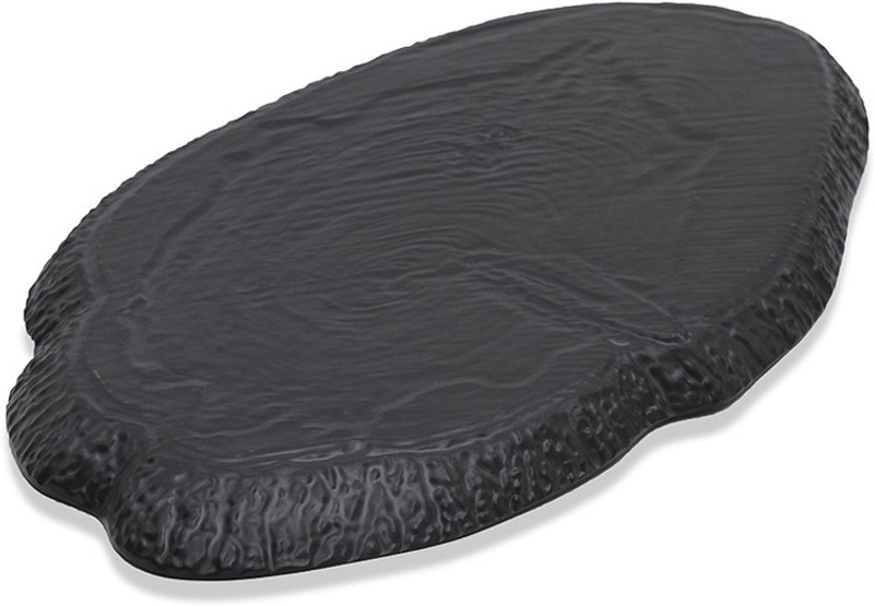 propoint matt Finish Melamine Serving(black) Plate