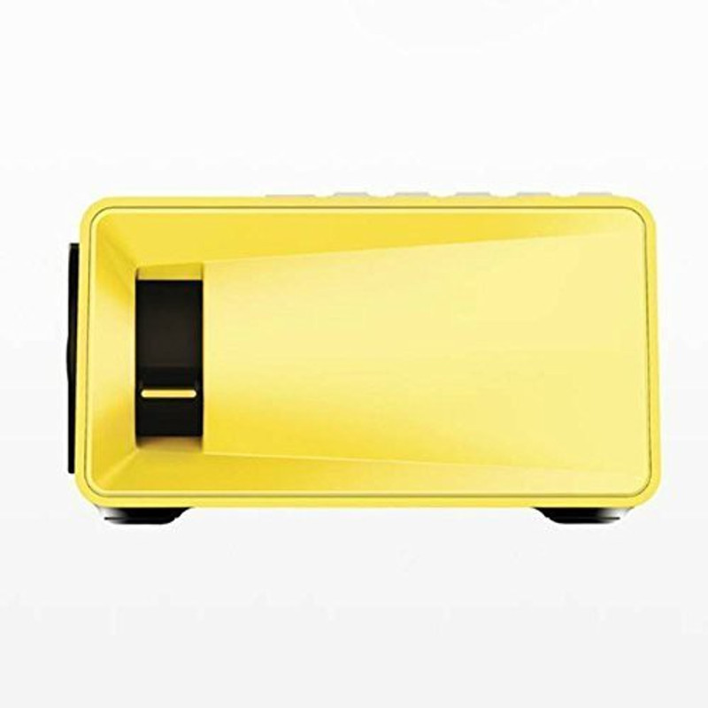 fabuyz 2100 lm LED Corded & Cordless Portable Projector(Yellow)