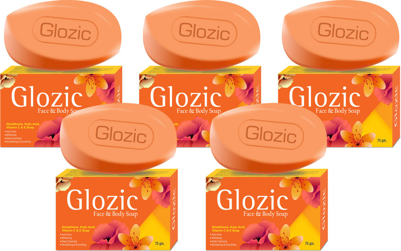 Glozic Glutathione Kojic Acid And Vitamin C Soap 5 X | Desertcart Brunei
