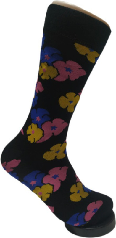 happy moja Men Floral Print Calf Length