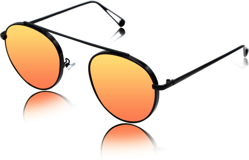 fashion sunglasses Round Sunglasses(Orange)